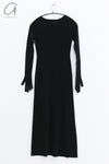 SWAYING 24 Autumn and Winter Seamless Long Sleeve Mitten Dress SW-SW24AW2L15-HEI Black